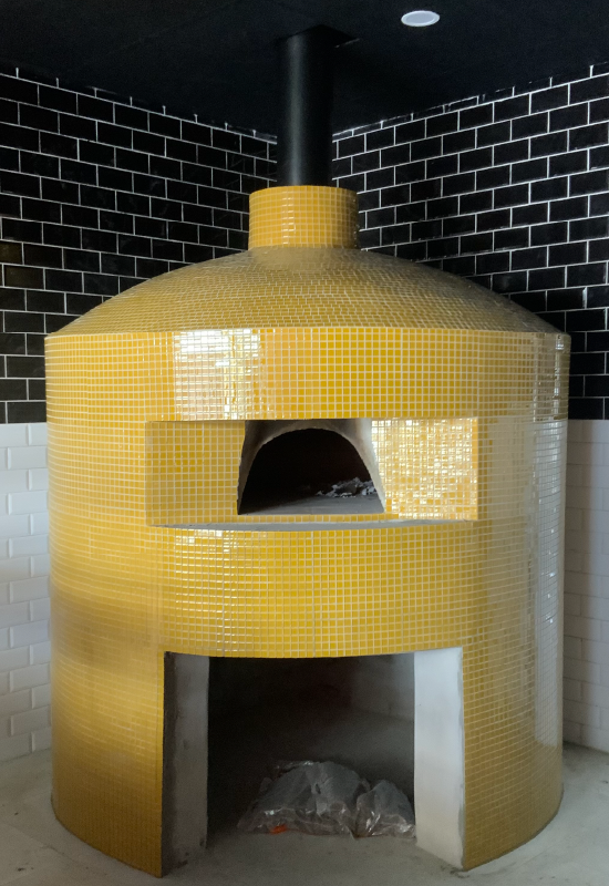 Mosaic Pizza Oven done by Mosaic Eternity