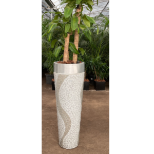 A-cone Aluminium mosaic pot